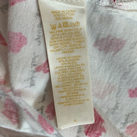 Kate Spade Womens Pajamas Set Button Top Crop Pant - Picture 10 of 10